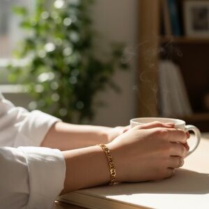 $5 for $25 Elegant Gold Chain Bracelet